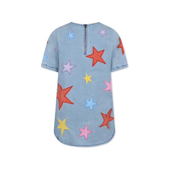 25SS [키즈] 스텔라 맥카트니 원피스 TW1C51 Z0153 615 DENIM - STELLA MCCARTNEY
