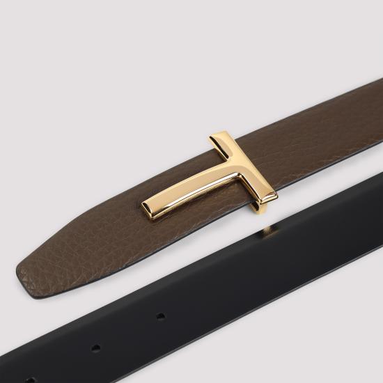 25SS 톰포드 레귤러 벨트 WB207 LCL156G 3EN17 DARK KHAKI - TOMFORD