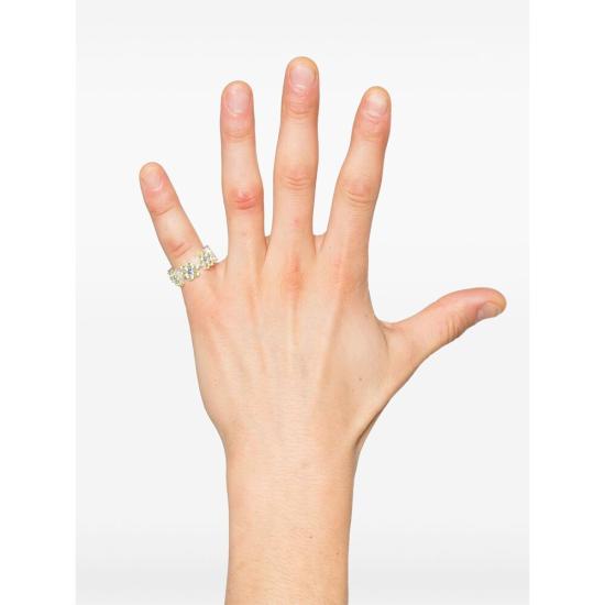 25SS 해톤랩스 반지 HL W4 277 16 BOUQUET SILVER MULTICOLOUR - HATTON LABS