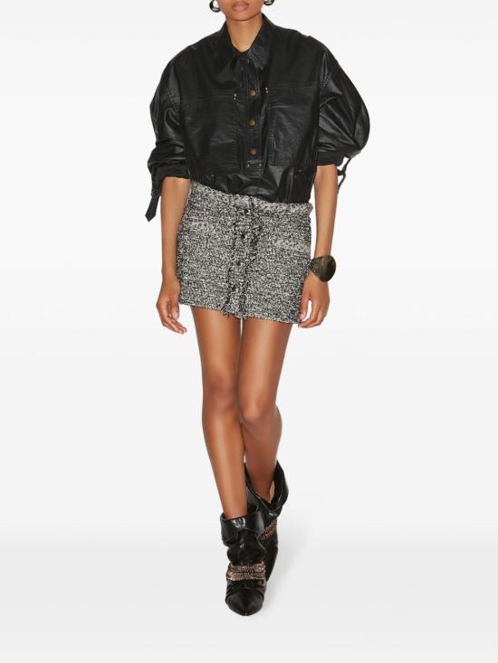  이자벨마랑 숏 스커트 JU0321FAC1E02I black - ISABEL MARANT