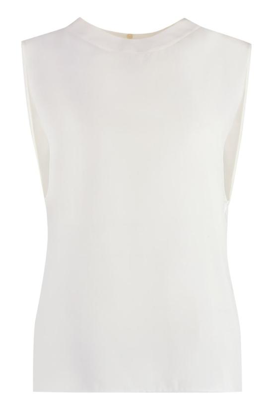  생로랑 민소매 티셔츠 766539Y100W 9601 WHITE