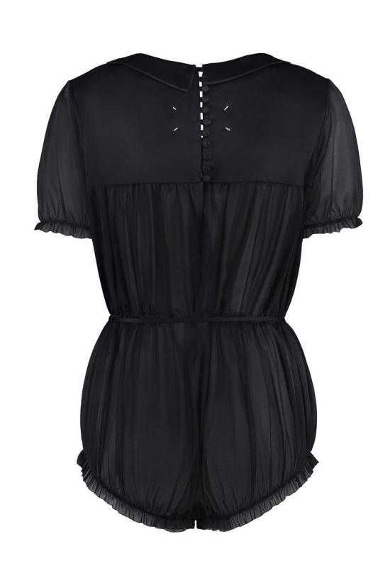  마르지엘라 긴팔 티셔츠 S29FP0126S24609 900 Black - MAISON MARGIELA