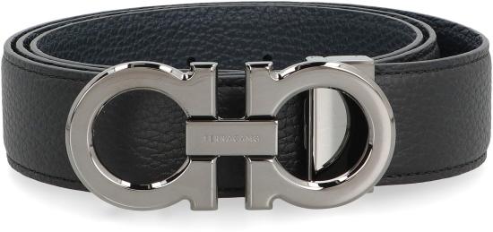  살바토레 페라가모 가죽 벨트 679710 687611 Black - SALVATORE FERRAGAMO