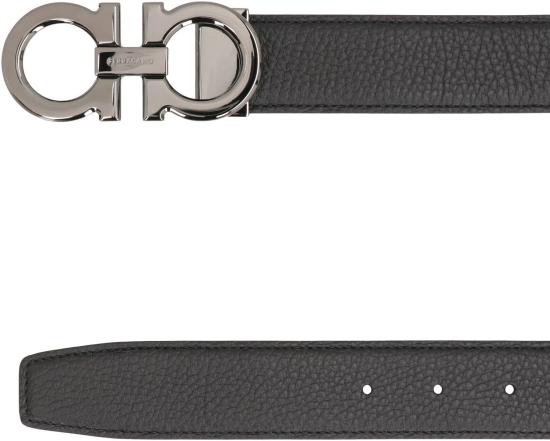  살바토레 페라가모 가죽 벨트 679710 687611 Black - SALVATORE FERRAGAMO