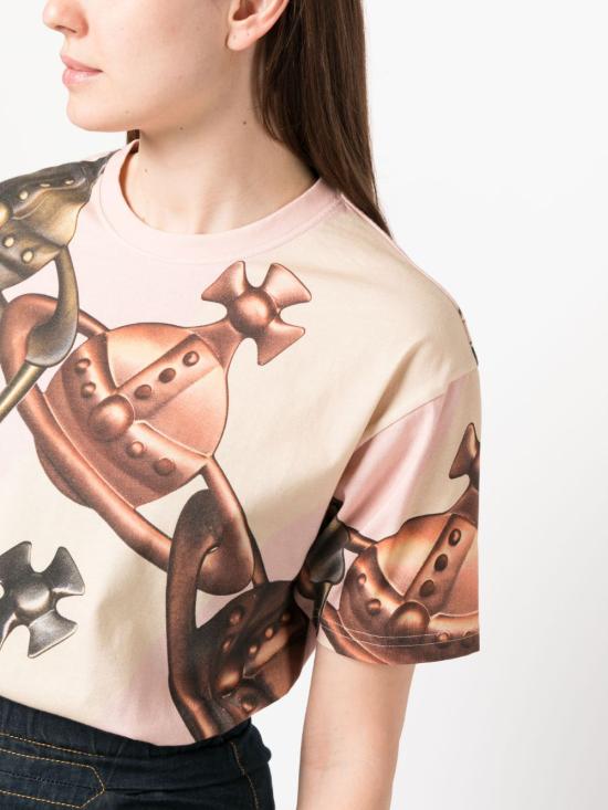  비비안웨스트우드 반팔 티셔츠 3G01000GJ004MGO - VIVIENNE WESTWOOD