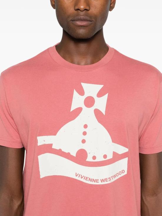  비비안웨스트우드 반팔 티셔츠 3G01002FJ001M - VIVIENNE WESTWOOD