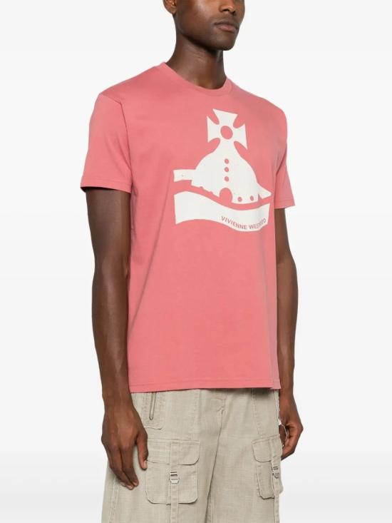  비비안웨스트우드 반팔 티셔츠 3G01002FJ001M - VIVIENNE WESTWOOD
