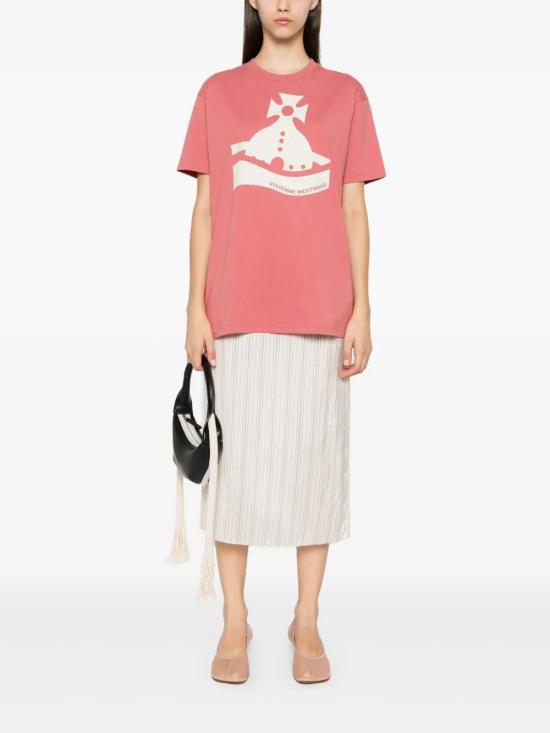  비비안웨스트우드 반팔 티셔츠 3G01002FJ001M - VIVIENNE WESTWOOD