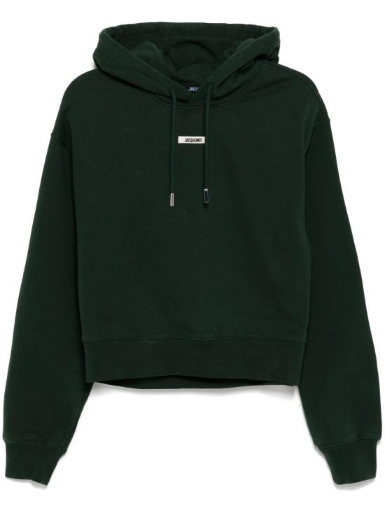 25SS 자크뮈스 후드 티셔츠 241JS162 2341 591 DARK GREEN