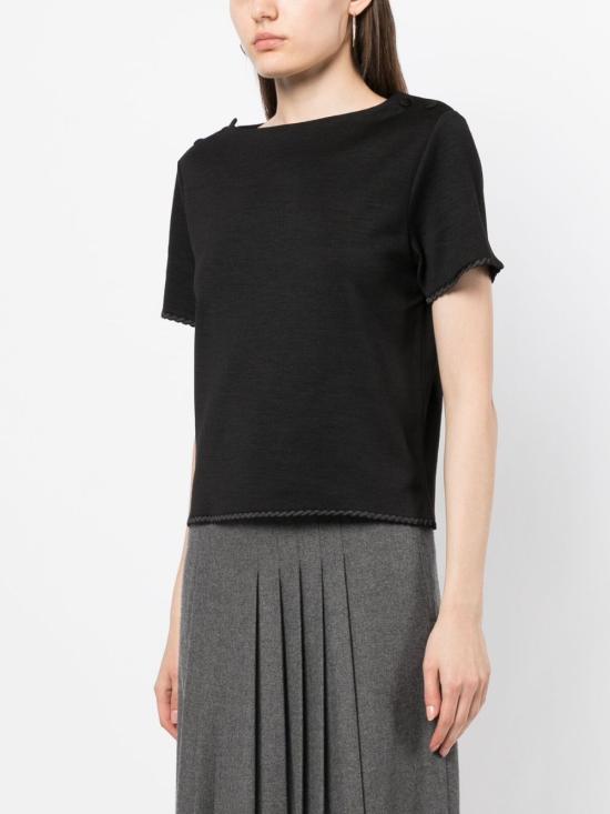  톰브라운 반팔 티셔츠 FJS148E05596 black - THOM BROWNE