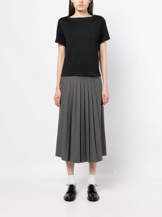  톰브라운 반팔 티셔츠 FJS148E05596 black - THOM BROWNE