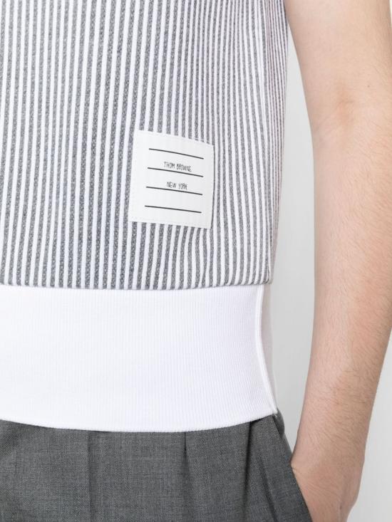  톰브라운 반팔 티셔츠 FJS142AJ0063 white - THOM BROWNE