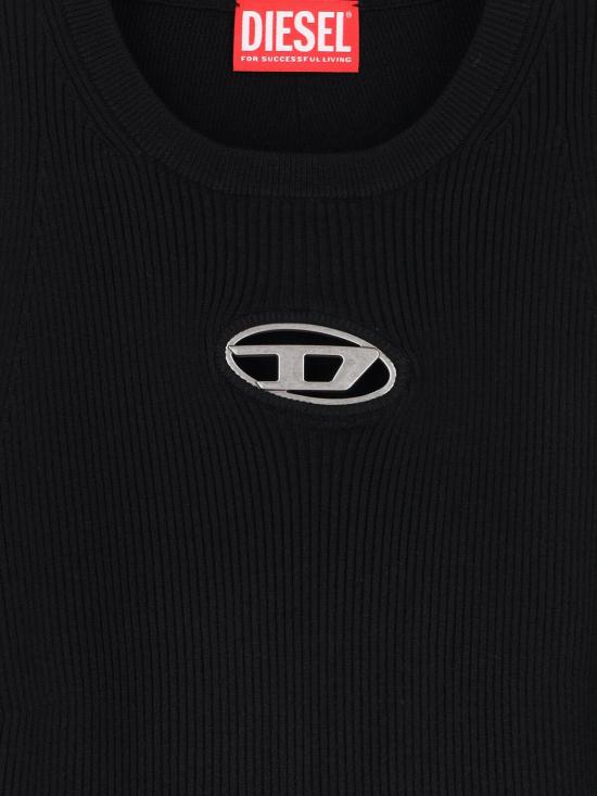 25SS 디젤 미디 원피스 A17449 0DLAX 9XX Black - DIESEL
