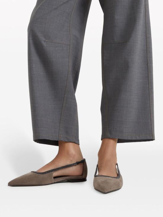  브루넬로 쿠치넬리 플랫 슈즈 MZSFC2762C8212 - BRUNELLO CUCINELLI