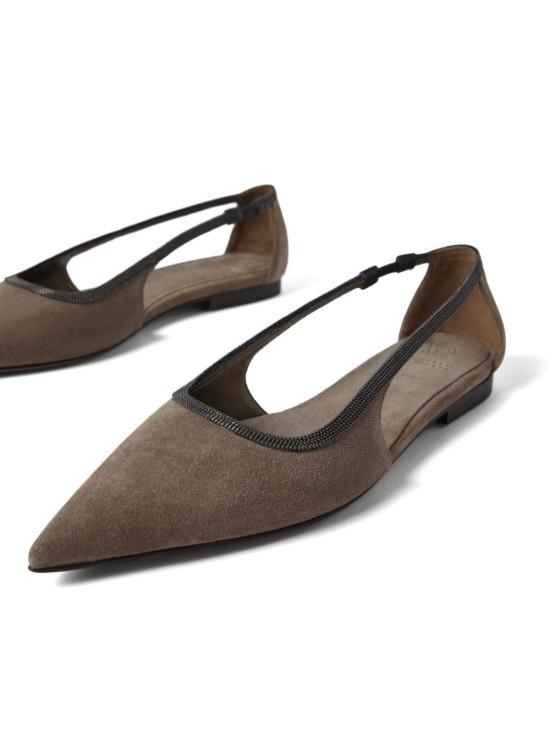  브루넬로 쿠치넬리 플랫 슈즈 MZSFC2762C8212 - BRUNELLO CUCINELLI