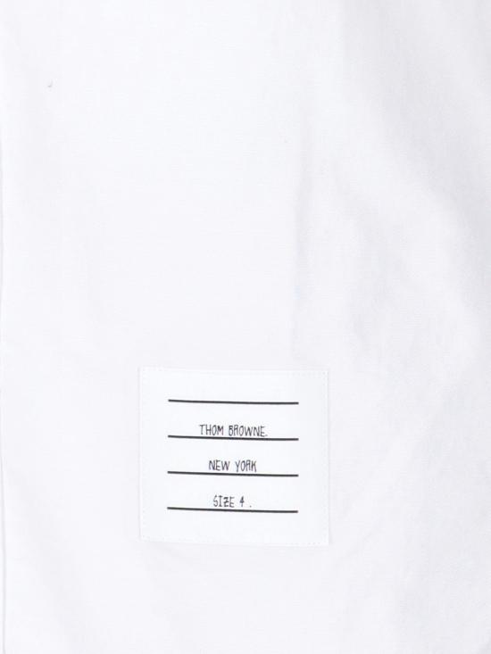 25SS 톰브라운 반팔 셔츠 MWL150E F0313 100 White - THOM BROWNE