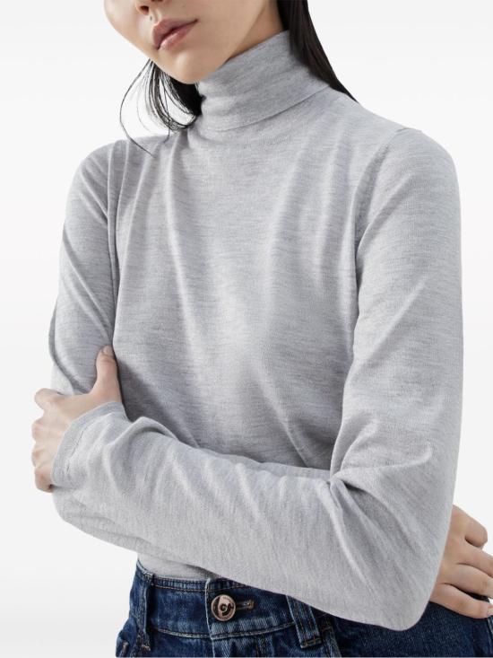  브루넬로 쿠치넬리 터틀넥 M41800063C072 grey - BRUNELLO CUCINELLI