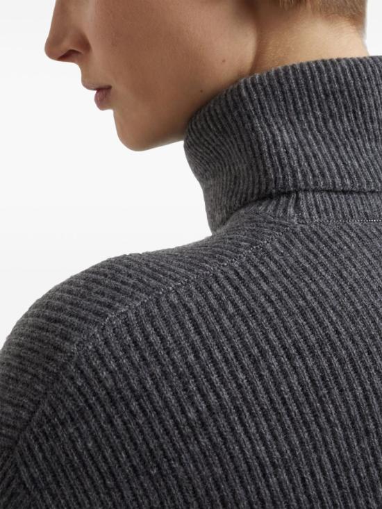  브루넬로 쿠치넬리 터틀넥 M12175403C079 grey - BRUNELLO CUCINELLI