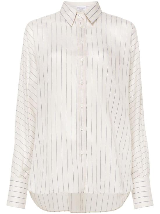  브루넬로 쿠치넬리 블라우스 MH776MG206C044 white dark