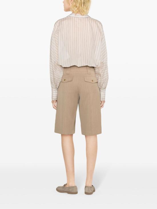  브루넬로 쿠치넬리 블라우스 MH776MG206C044 white dark - BRUNELLO CUCINELLI