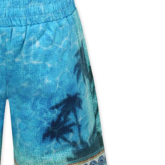 25SS [키즈] 카사블랑카 쇼츠/버뮤다 U KS25 TR 317 01 EX LIGHT BLUE - CASABLANCA