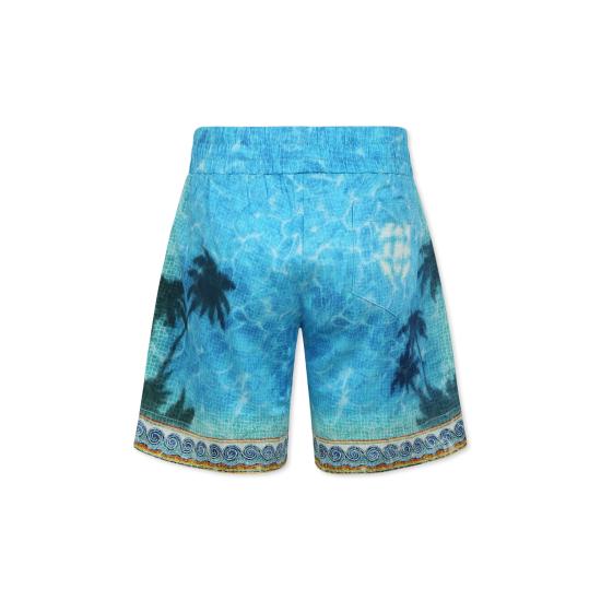 25SS [키즈] 카사블랑카 쇼츠/버뮤다 U KS25 TR 317 01 EX LIGHT BLUE - CASABLANCA