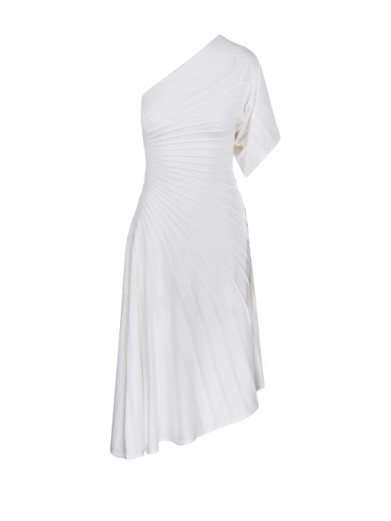 25SS 알라이아 롱 원피스 AA9R2523K010A 054 BLANC NATUREL