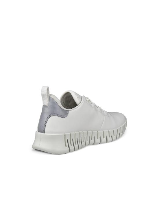  에코 스니커즈 21820360718 WHITE LIGHT GREY DOM - ECCO
