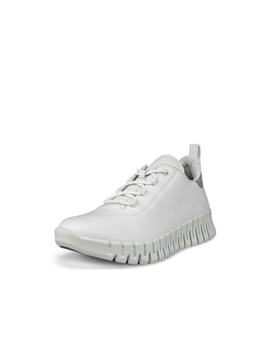  에코 스니커즈 21820360718 WHITE LIGHT GREY DOM - ECCO
