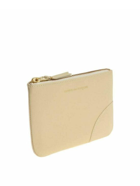  꼼데가르송 클래식 레더 라인 파우치 SA8100WHITE Beige - COMME DES GARCONS