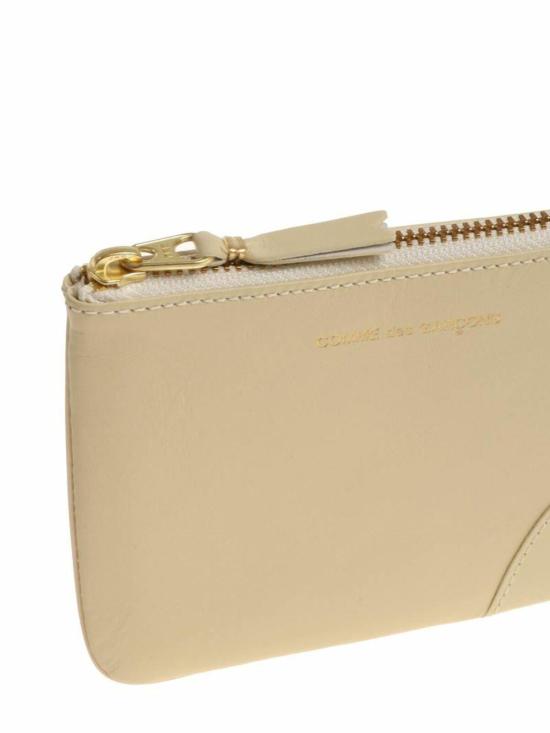  꼼데가르송 클래식 레더 라인 파우치 SA8100WHITE Beige - COMME DES GARCONS