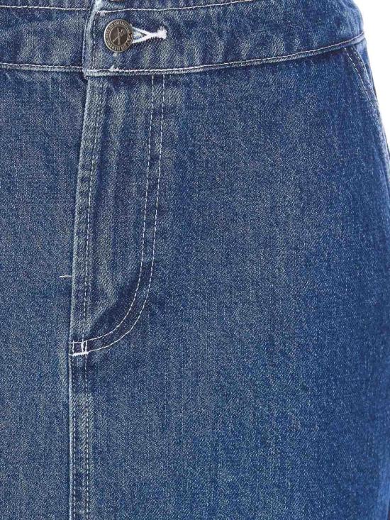  아페쎄 숏 스커트 COHETF06435IAL Blue - A.P.C.