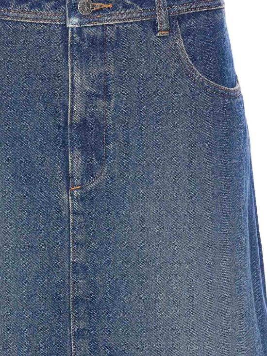  아페쎄 미디 스커트 COHFCF06423IAL Blue - A.P.C.