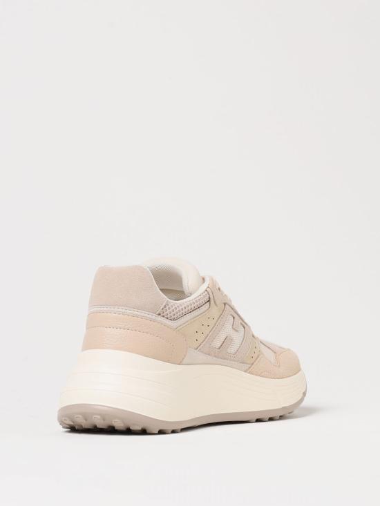 25FW 호간 HI-FI 하이파이 플랫폼 스니커즈 HXW6690FK70U4E 0ZBI Beige - HOGAN