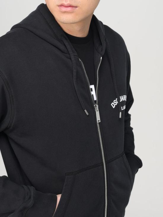 25SS 디스퀘어드2 후드 티셔츠 S74HG0174S25539 900 Black - DSQUARED2