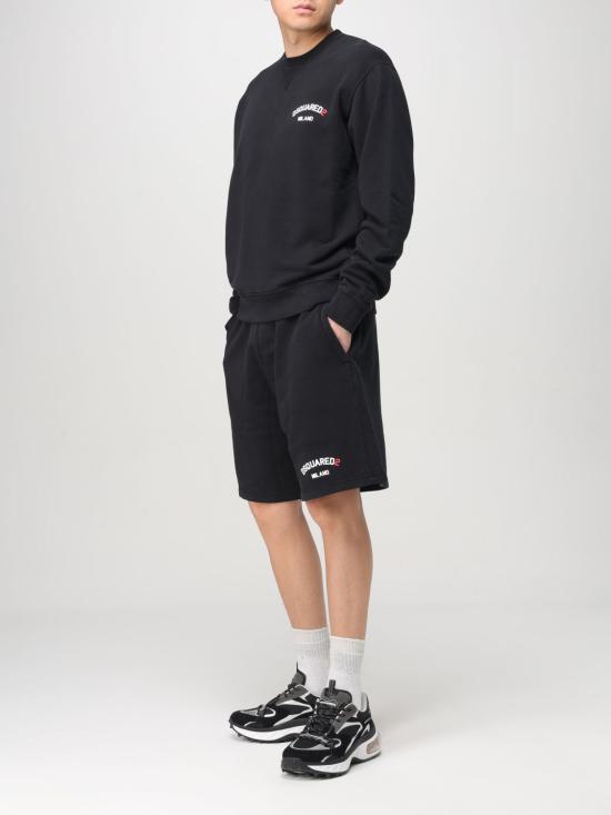 25FW 디스퀘어드2 긴팔 티셔츠 S74GU0855S25539 900 Black - DSQUARED2