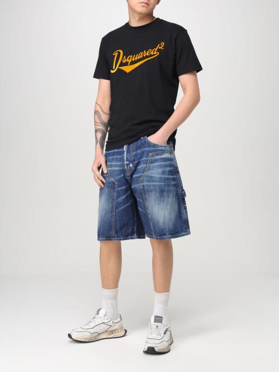 25FW 디스퀘어드2 반팔 티셔츠 S74GD1394D20020 900 Black - DSQUARED2