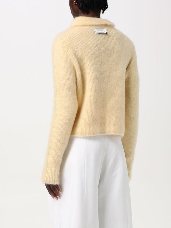 24FW 자크뮈스 스웨터 243KN5452317 210 Yellow - JACQUEMUS
