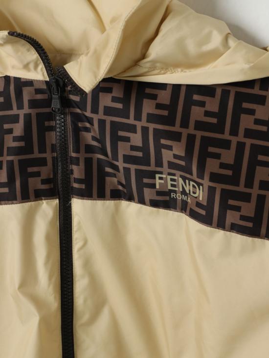 25SS [키즈] 펜디 캐주얼 자켓 JUA233AS56 F1P2N Beige - FENDI