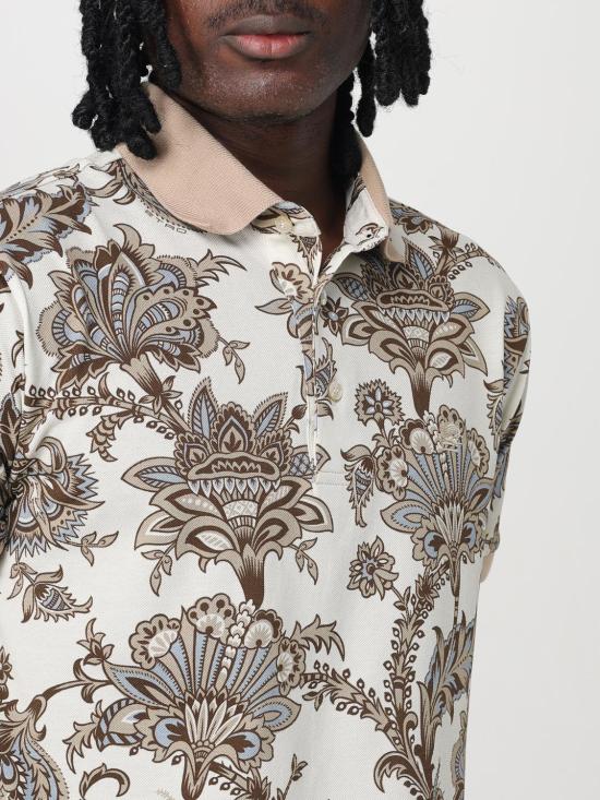 25FW 에트로 반팔 티셔츠 MRMD0004AK569 X0820 Beige - ETRO