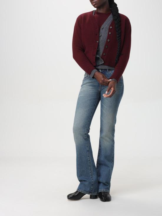 24FW 마르지엘라 스웨터 S51HL0017M13058 248 Burgundy - MAISON MARGIELA