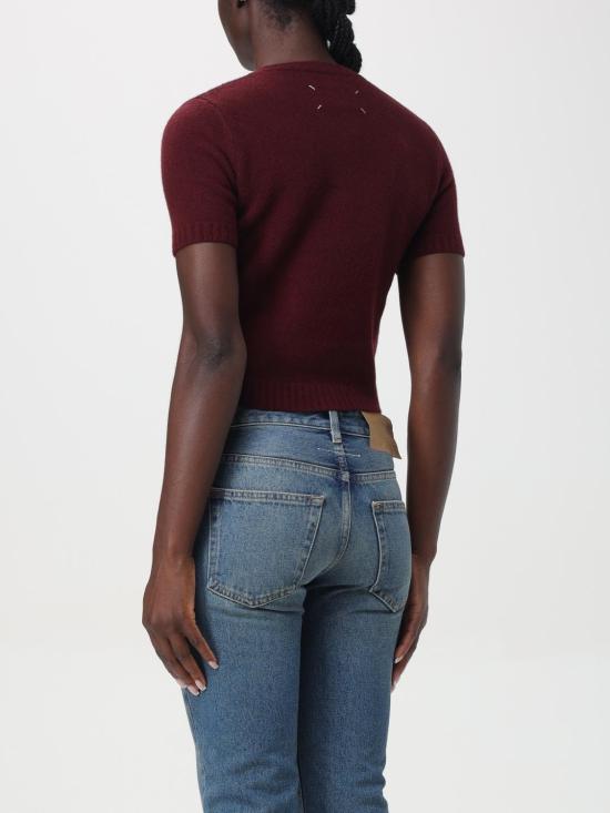 24FW 마르지엘라 스웨터 S51HL0017M13058 248 Burgundy - MAISON MARGIELA