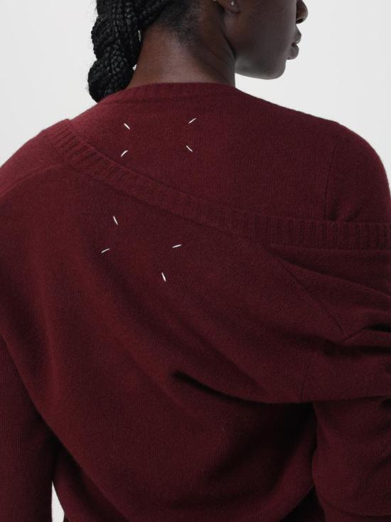 24FW 마르지엘라 스웨터 S51HL0017M13058 248 Burgundy - MAISON MARGIELA