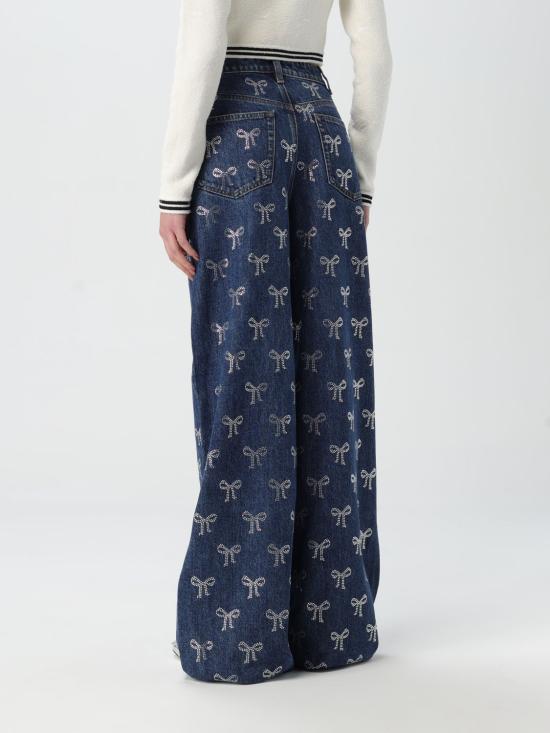 25SS 셀프 포트레이트 데님 팬츠 RS25812PBL Blue - SELF PORTRAIT