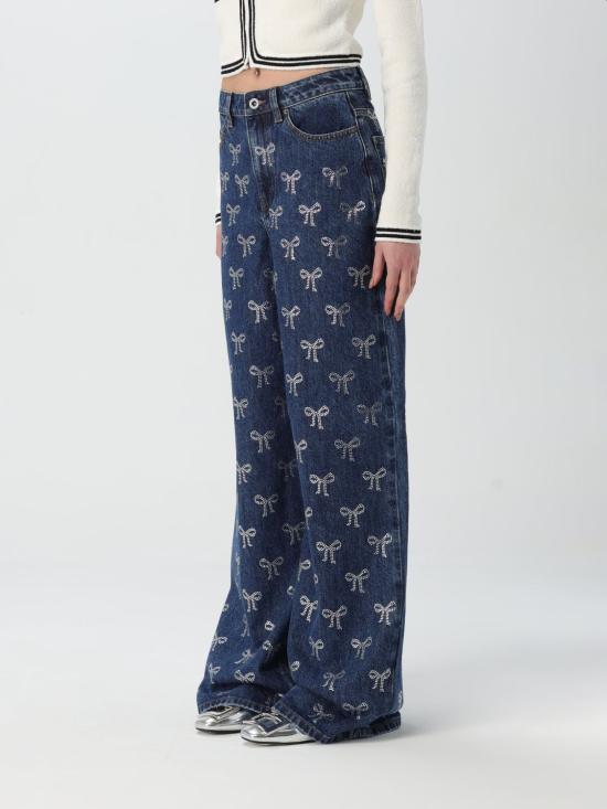 25SS 셀프 포트레이트 데님 팬츠 RS25812PBL Blue - SELF PORTRAIT