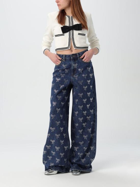 25SS 셀프 포트레이트 데님 팬츠 RS25812PBL Blue - SELF PORTRAIT