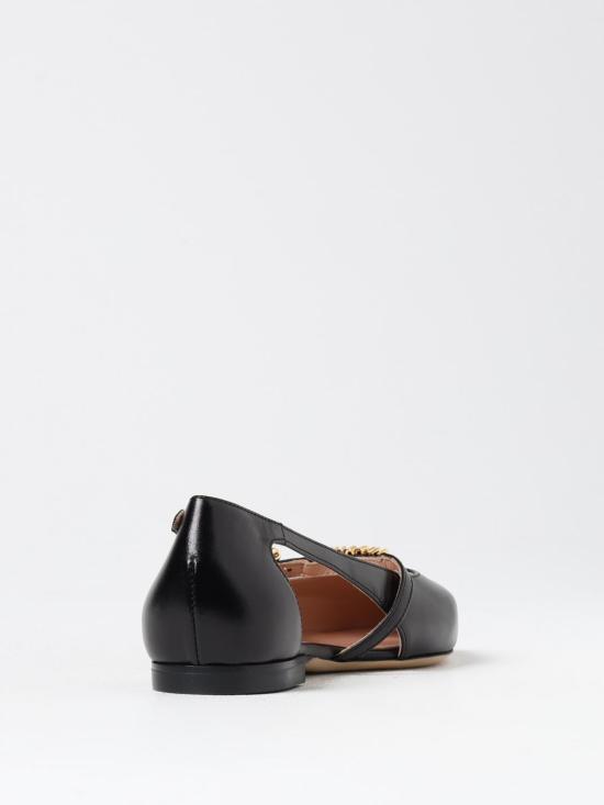 24FW 모스키노 플랫 슈즈 MA11010C1LMD5 000 Black - MOSCHINO