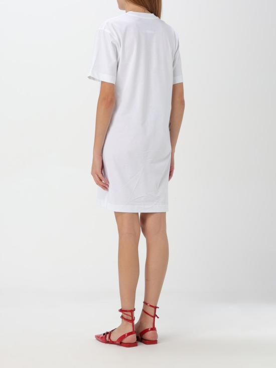 24FW 모스키노 숏 원피스 04435441 1001 White - MOSCHINO