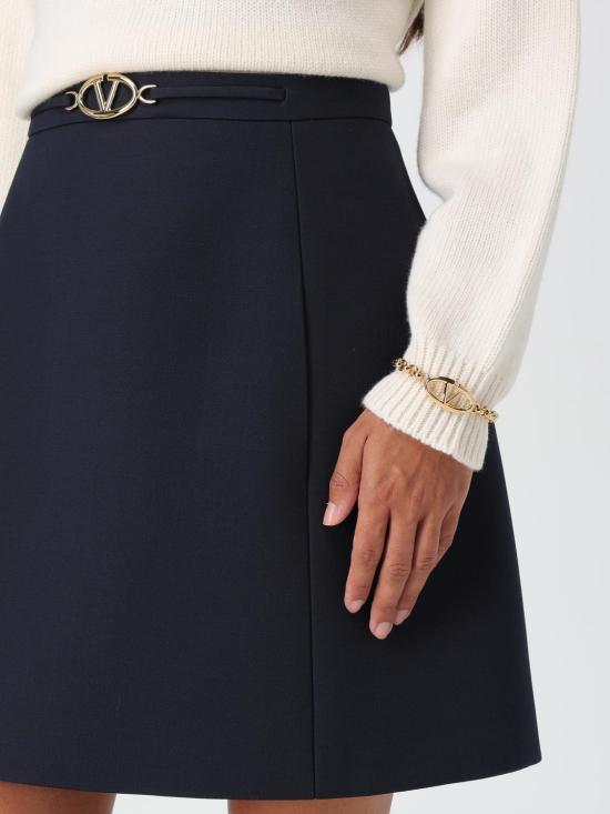 25FW 발렌티노 가라바니 숏 스커트 5B3RABK01CF 598 Blue - VALENTINO GARAVANI