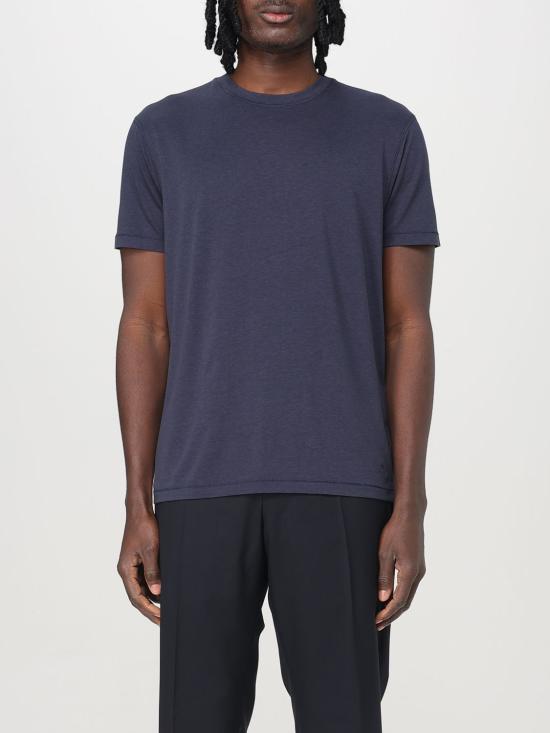 25FW 톰포드 반팔 티셔츠 JCS004JMT002S23 HB785 Blue